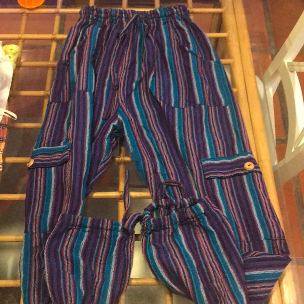 Tribal Flowy Joggers from Peru